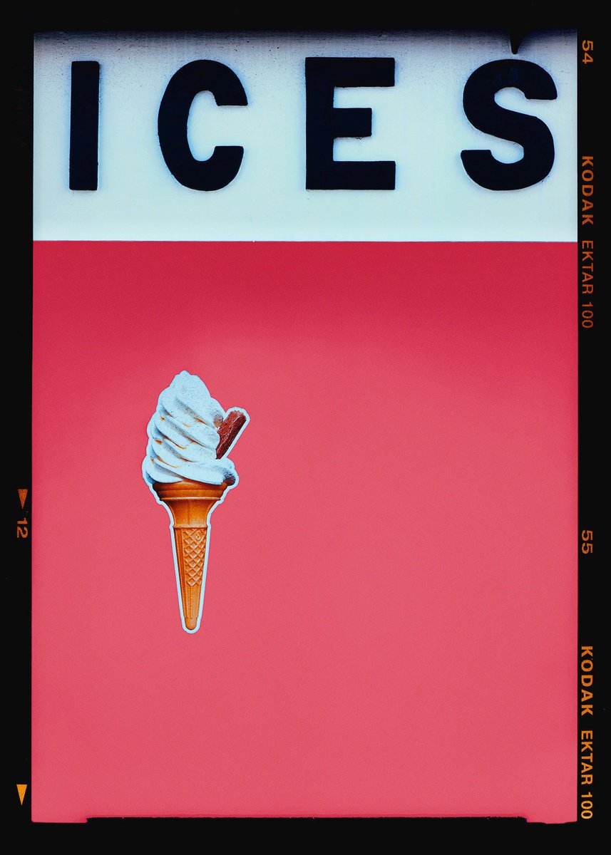 Urban And Pop Cityscapes Photograph By Richard Heeps, 20 X 27", Ices (Coral Pink), Original Artwork