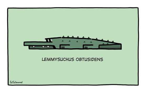 Lemmysuchus obtusidens - Pop Art Print