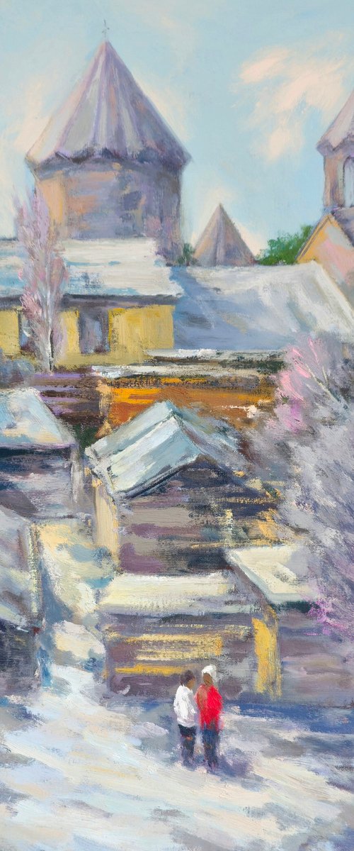 Armenian Church, Gyumri by Hrachya Hakobyan