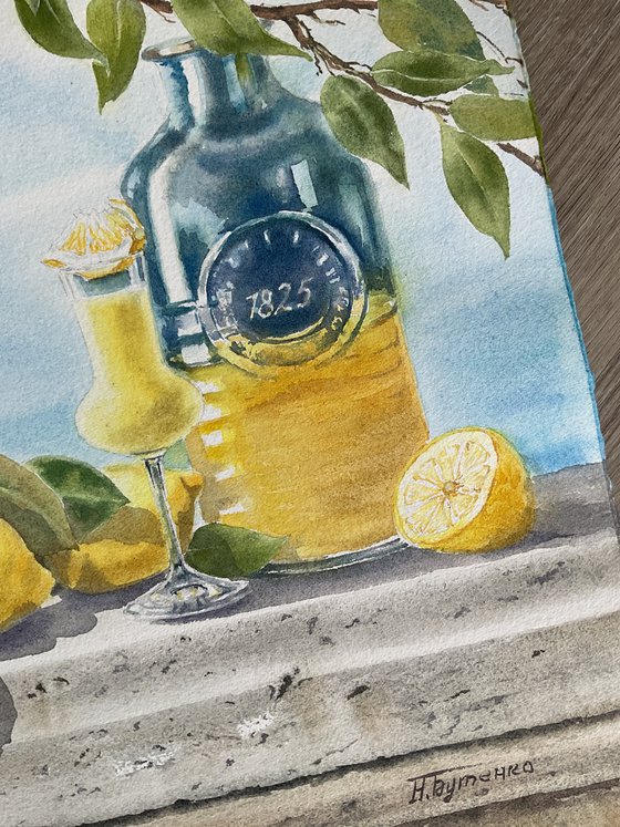Limoncello, original art