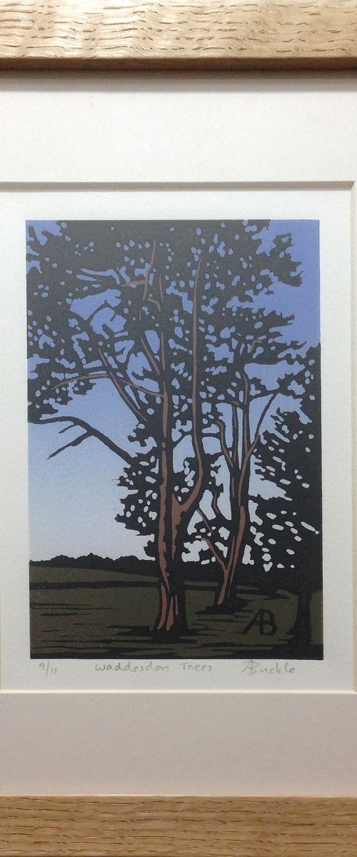 Waddesdon Trees, framed by Alexandra Buckle