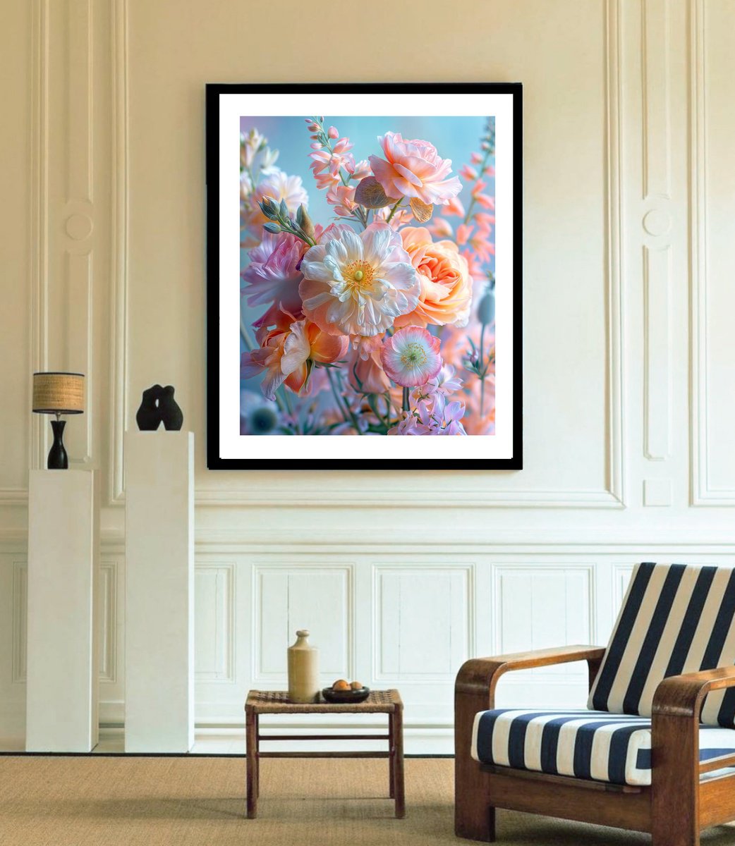 Photorealistic Botanical Photograph By Michael Filonow, 26 X 32", Botanical Garden 22, Original Artwork