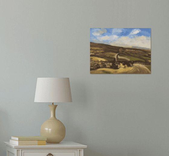 On Dartmoor painting