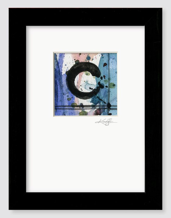 Enso Of Zen Collection 8 - 3 Abstract Zen Circle paintings by Kathy Morton Stanion