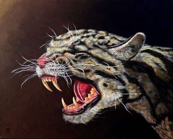 Smoky leopard, 50*40