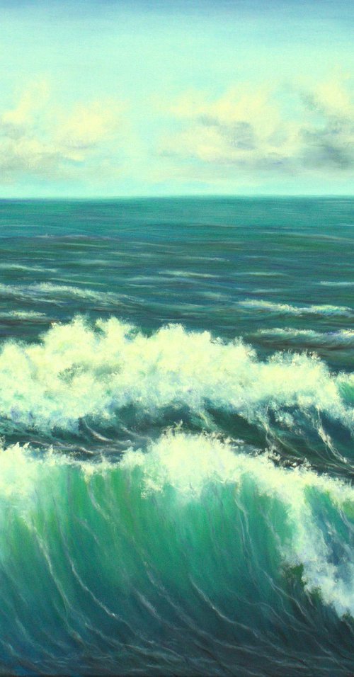 Sea waves by Ludmilla Ukrow