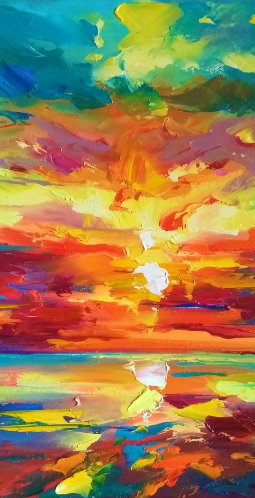 Abstract  seascape 05 by Andrej  Ostapchuk