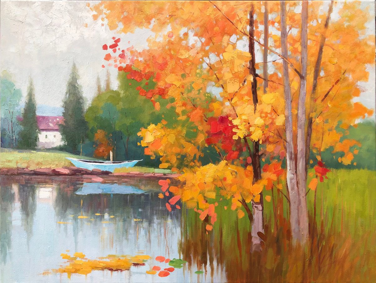 Spring Z045 By Jianzhe Chon, 39 X 30, Artwork For Sale On Artfinder