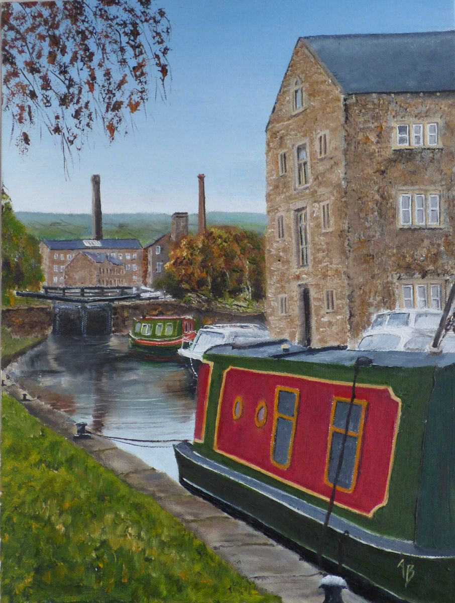 Canal holiday in the mills by Aileen Barnard