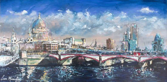 St Pauls, view from the Embankment