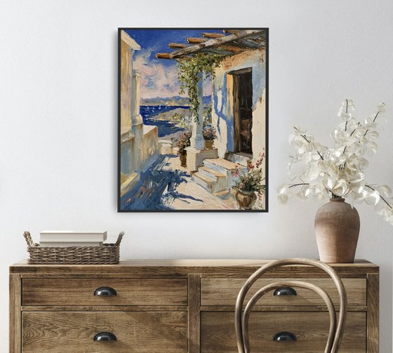 Mediterranean Sea View Terrace.