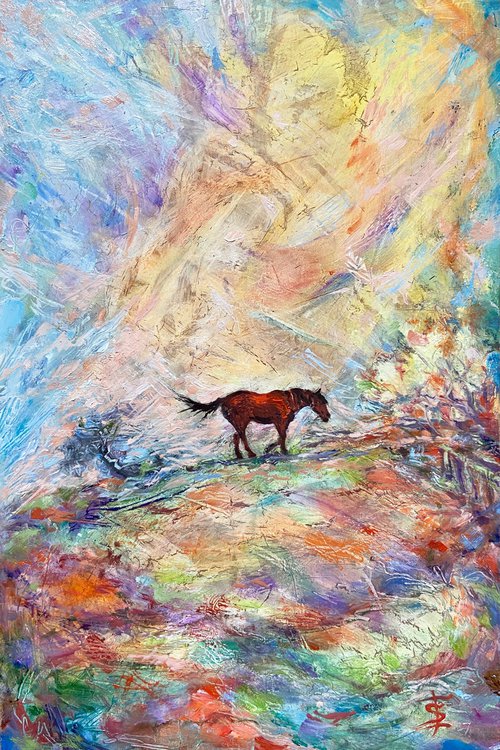 Wild horse by Elvira Sesenina
