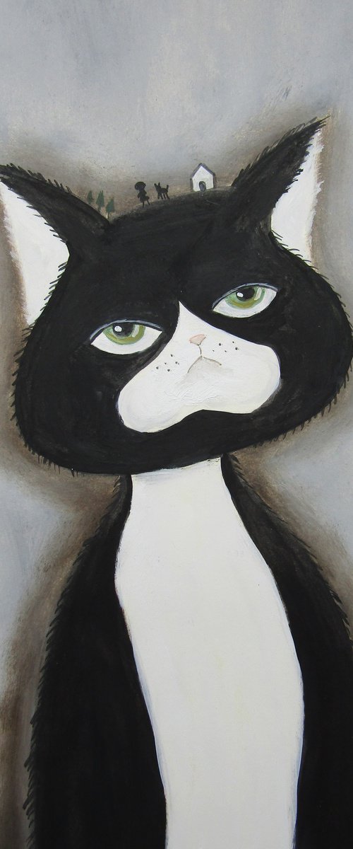 The sweet family cat by Silvia Beneforti