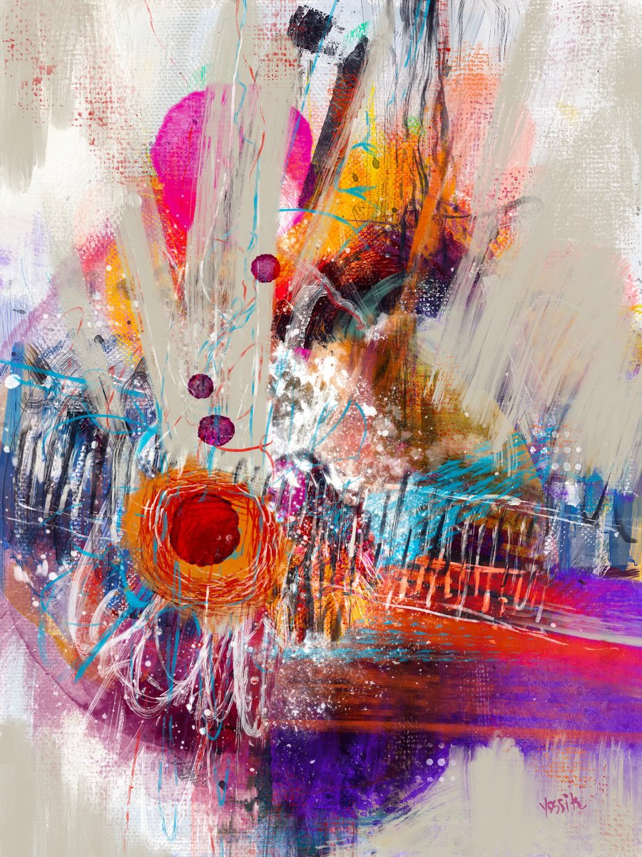 Galactic spiral by Yossi Kotler