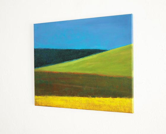 Fields #2 24x20" 60x51 cm Contemporary Art by Bo Kravchenko