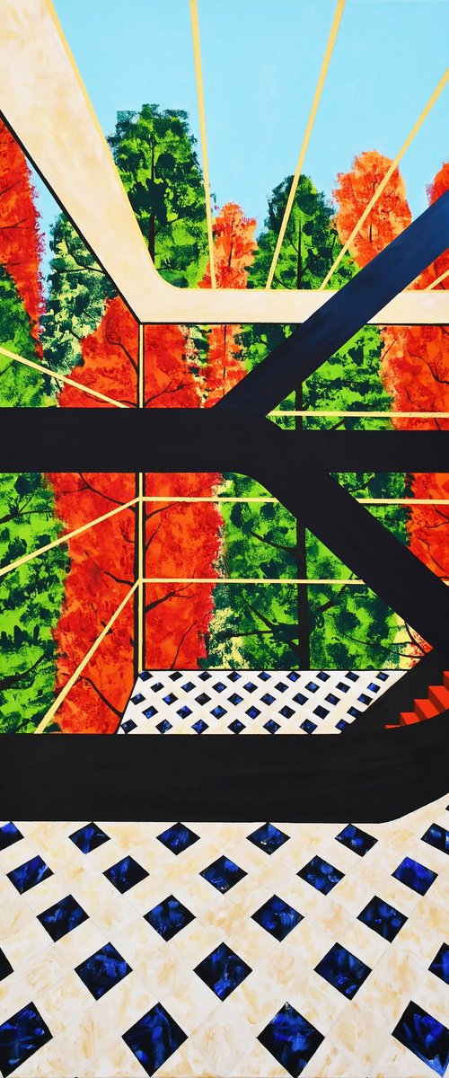 Green Architecture XV by Zeljka Paic