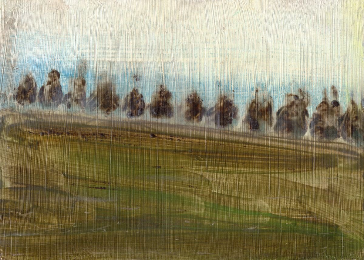 Sentinal #3 - Impressionist Landscape of the British Countryside by Eleanore Ditchburn