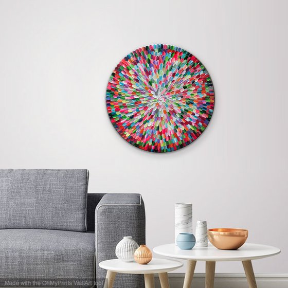 'Pacific rainbow IV' - 24x24”