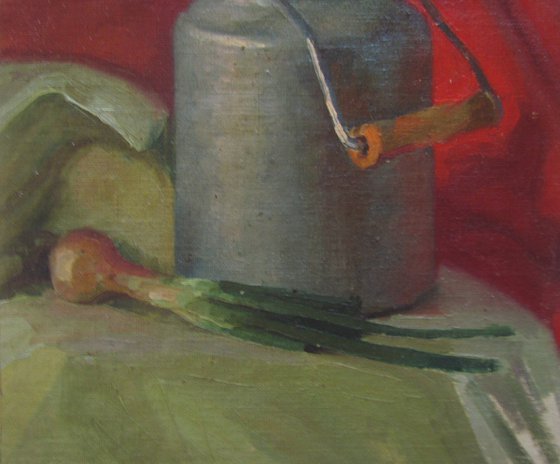 Still life with onion