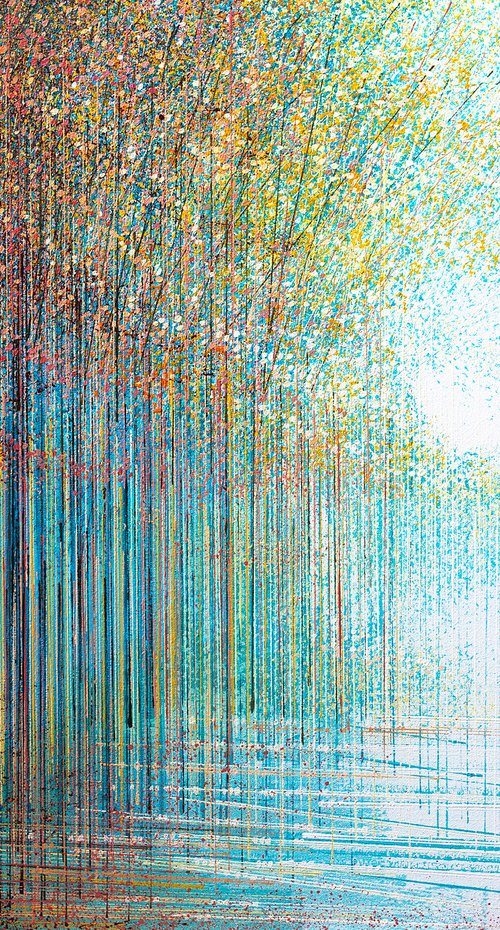 Autumn Trees In Bright Light by Marc Todd