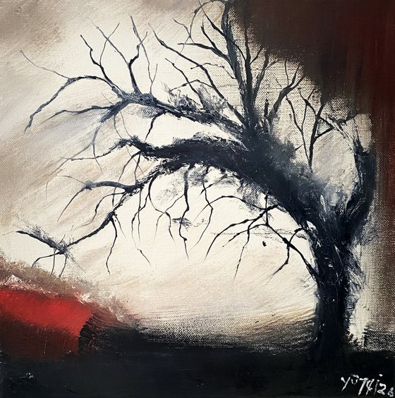 Un albero, una sera