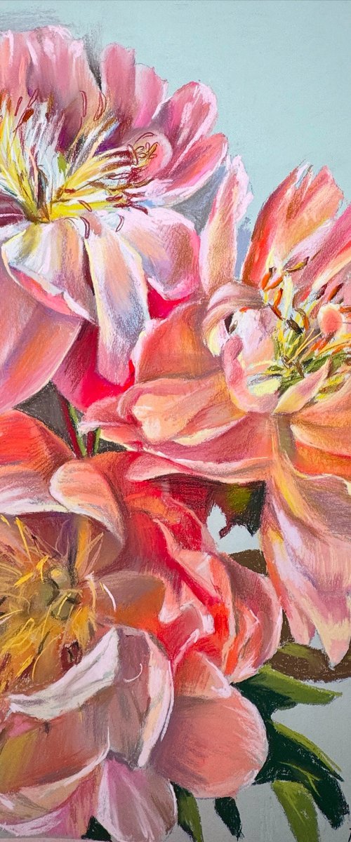 Tender peonies by Olena Hromova