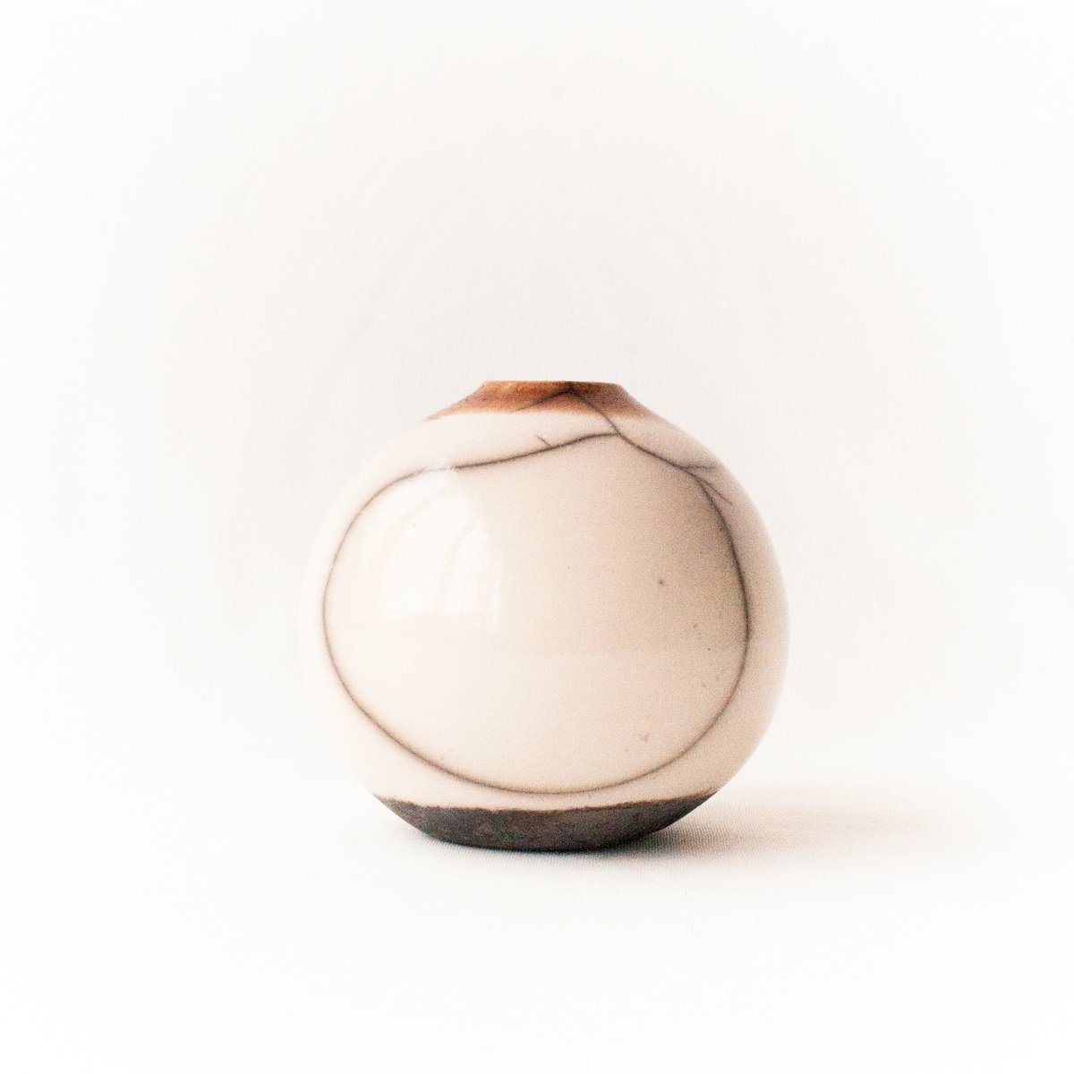 Botanical Clay Sculpture By Johanna Braeunlich, 4 X 4, Fire Work Wonder, Original Artwork