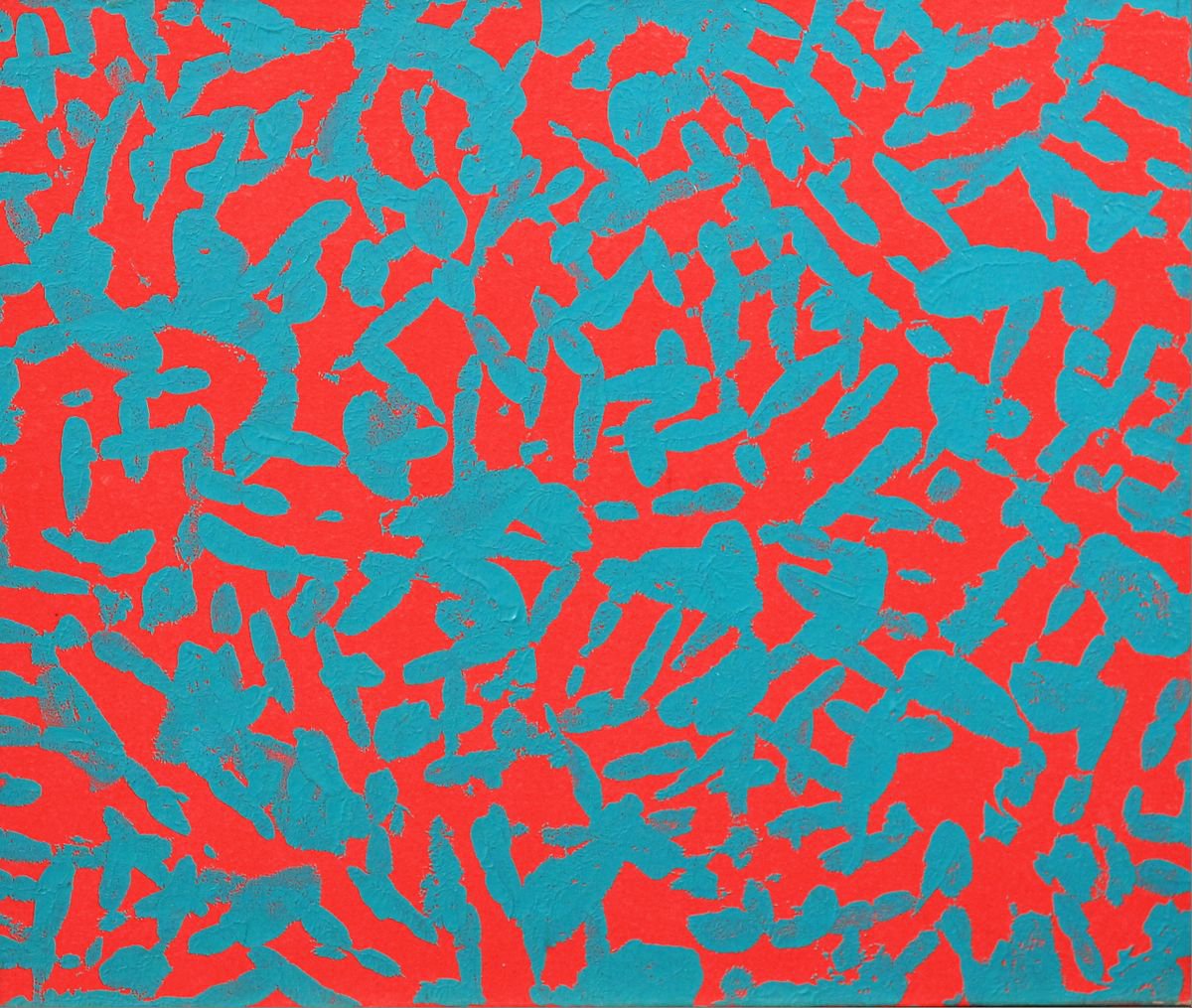 Red Turquoise (60x50 cm) by Narek Avetisyan