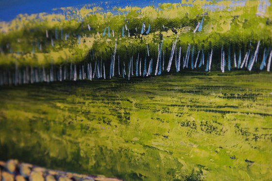 The woods II  - after Hockney