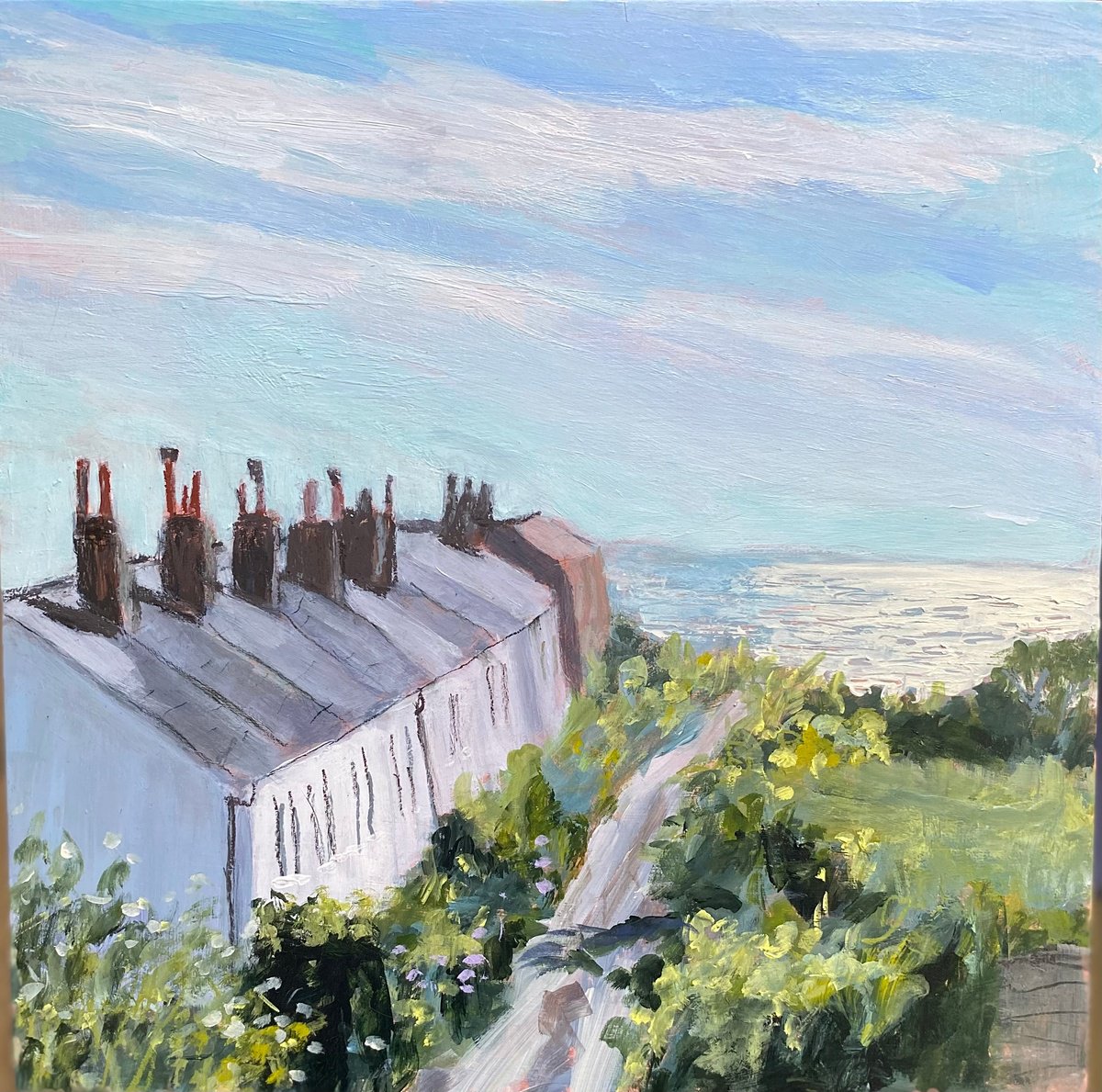 Lane To The Sea, Early Morning by Nikki Wheeler