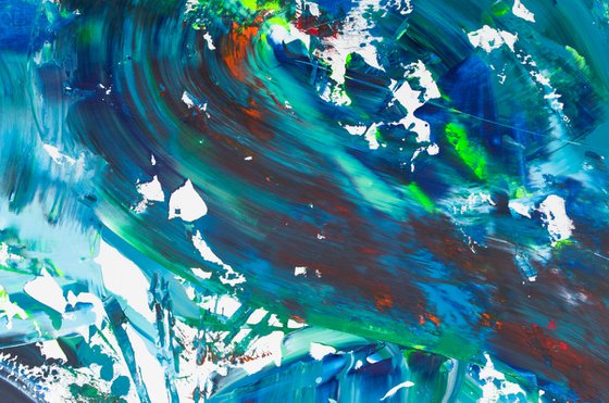 Deep sea, 200x90 cm