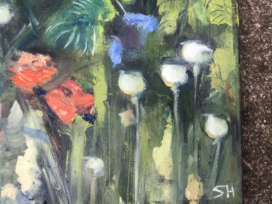 Poppies & cornflowers