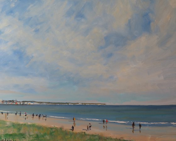 Bridlington Beach Scene