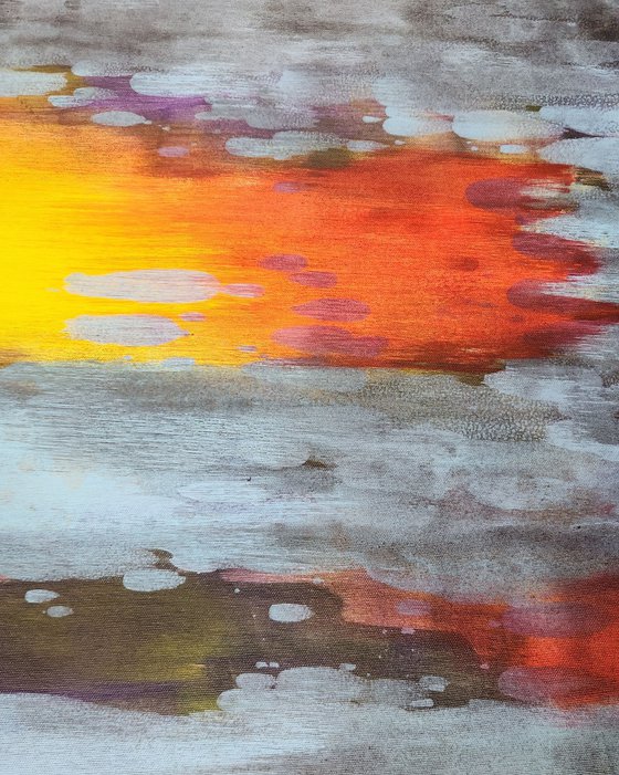 FLARE I - Contemporary Abstract Painting
