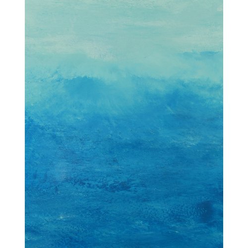 Soothing Blue - Modern Color Field Abstract by Suzanne Vaughan