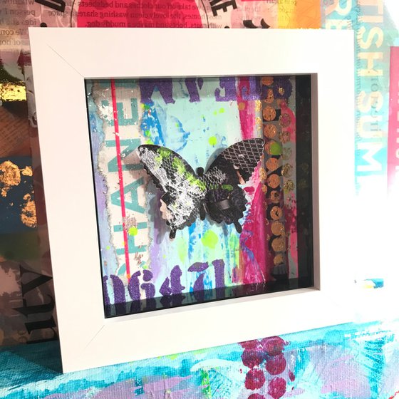 Mini Beauty  No12 - Abstract Butterfly in Box
