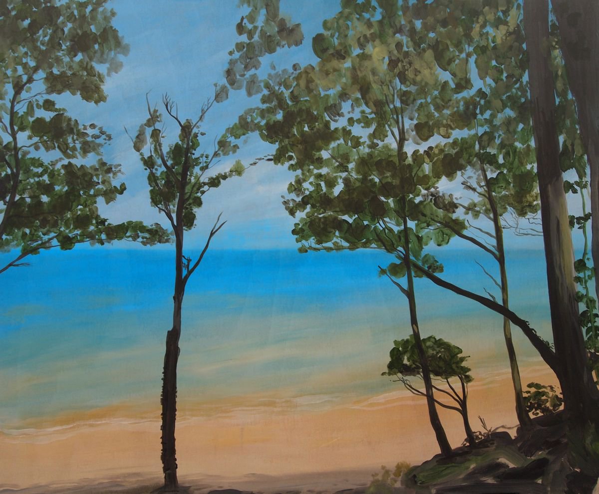 Beach Trees 10 by Kitty Cooper