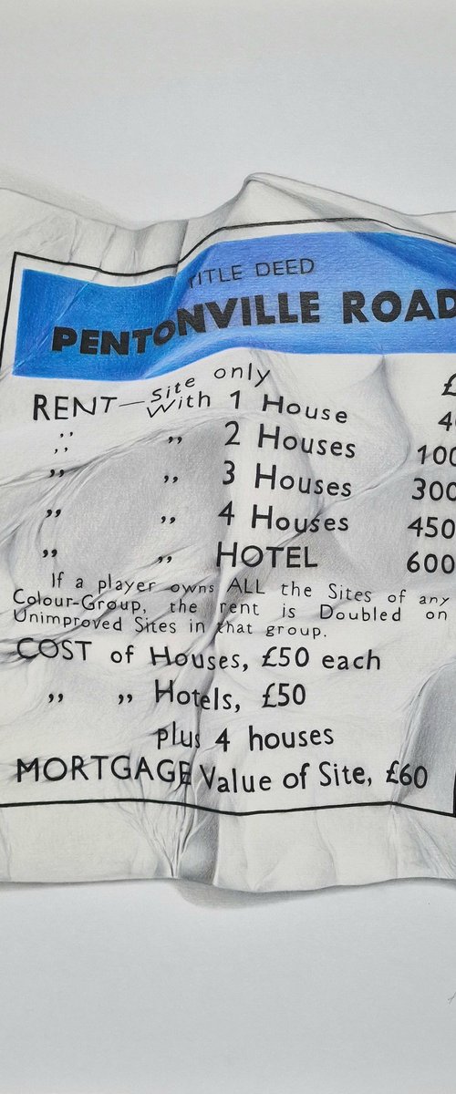 Monopoly: Pentonville Road by Daniel Shipton