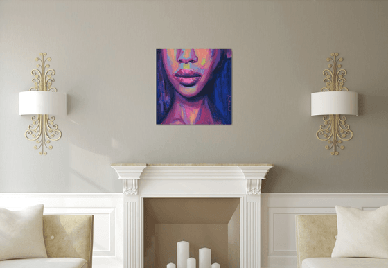 Chic ▪︎ modern African woman wall art