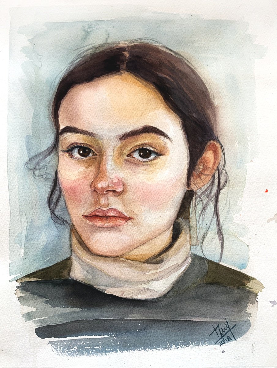 Female portrait by Tetiana Koda