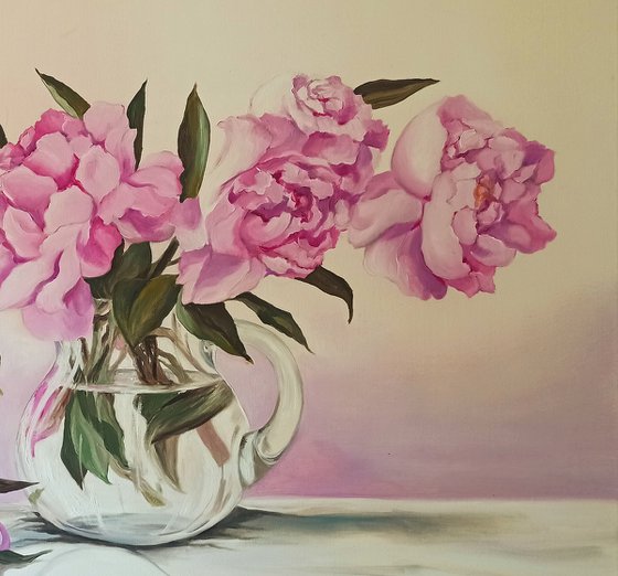 Peonie rosa