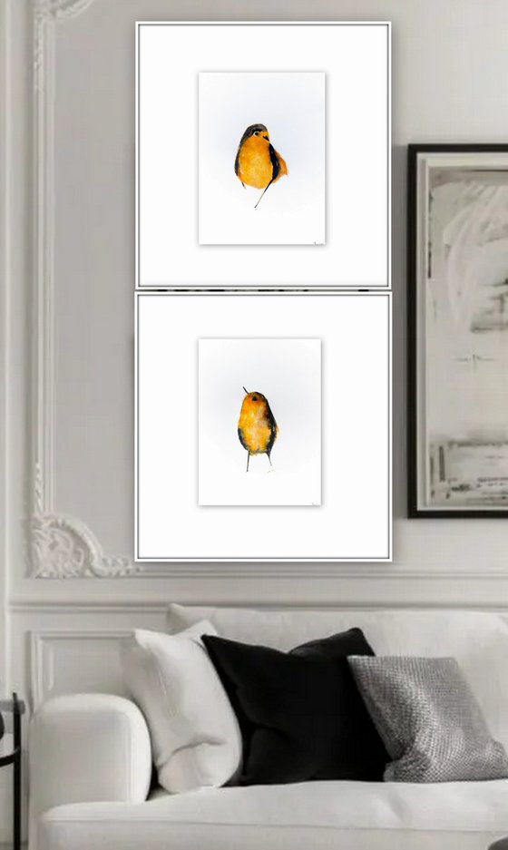 Birds, set of 2