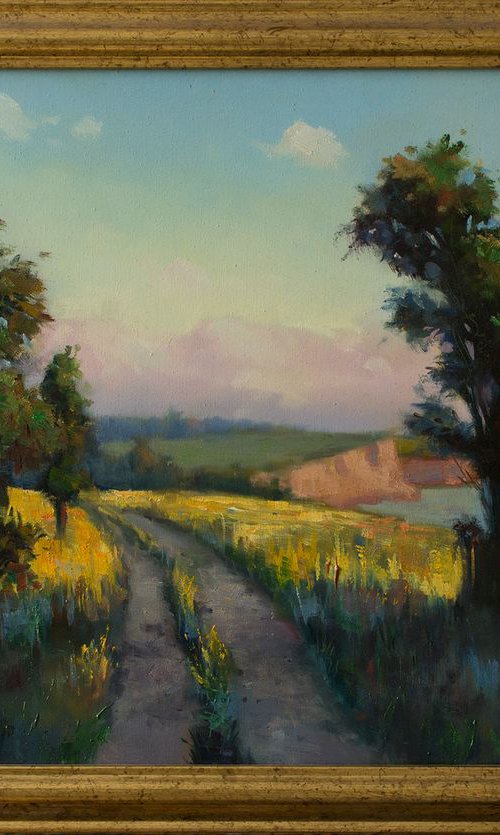 Sunset in Andreevka by Anna Bessonova (Kotelnik)