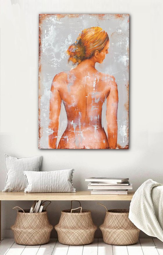 raw elements of nude (120 x 80 cm) Dee Brown