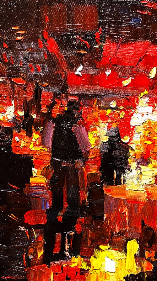 Red Bar Interior by Paul Cheng