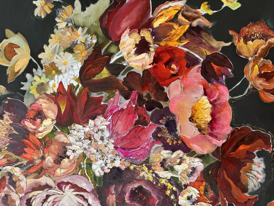 SURROUNDED BY FLOWERS