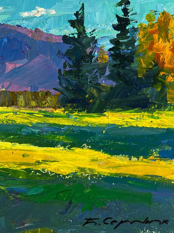 Golden Birch Forest
