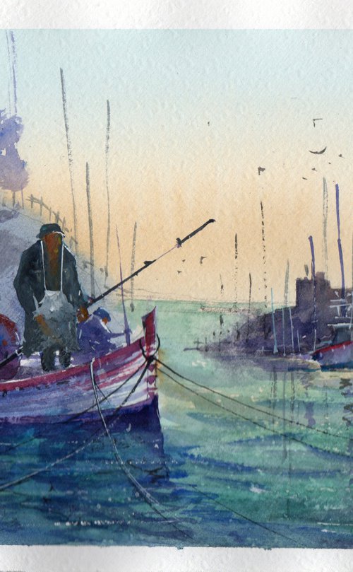 Cornwall_Fishermen by Rajan Dey