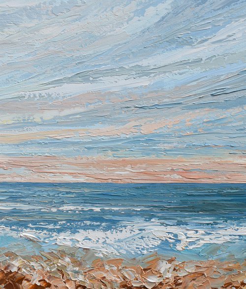 Morning Beach by Olga Tkachyk