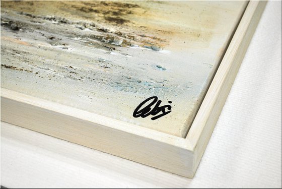 Loneliness  - Abstract Art - Acrylic Painting - Canvas Art - Framed Painting - Abstract Sea Painting - Ready to Hang